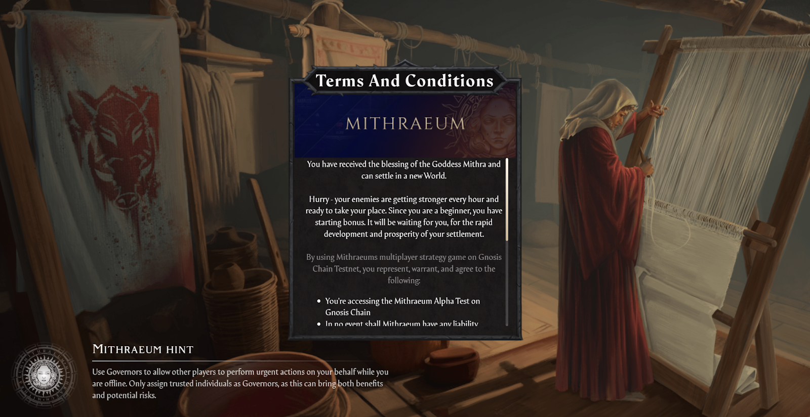 Terms & Conditions Mithraeum